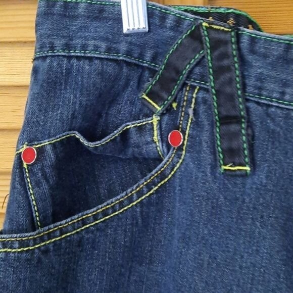 Coogi Australia Vintage Embroidered Denim Jeans Size W38 L34 - Picture 4 of 16